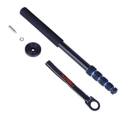 fosoto F-222+M1 Digital Alumninum Mini Camera Unipod Monopod 1650mm Lock w/3 Leg Base A-222 Tripod Stand For Canon Nikon DSLR