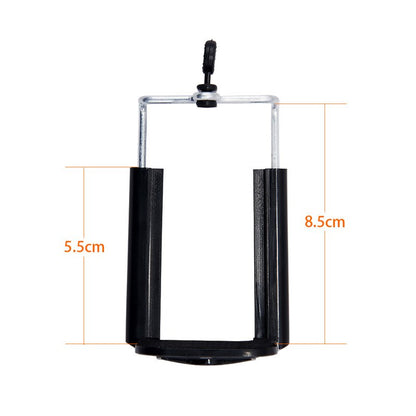 fosoto Stretchable Rotating Selfie Cell Phone Holder Mount Bracket Clip for Smartphone Camera Tripod Stand Mount Adapter Monopod