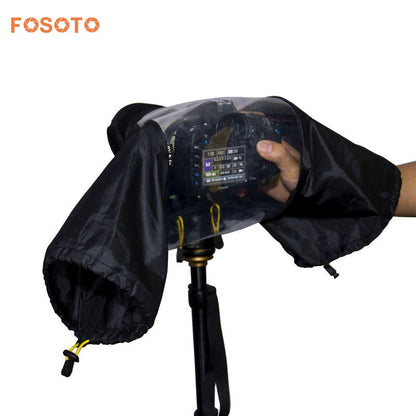 fosoto Photo Professional Digital SLR Camera Cover Waterproof Rainproof Rain Soft bag for Canon Nikon Pendax Sony DSLR Cameras