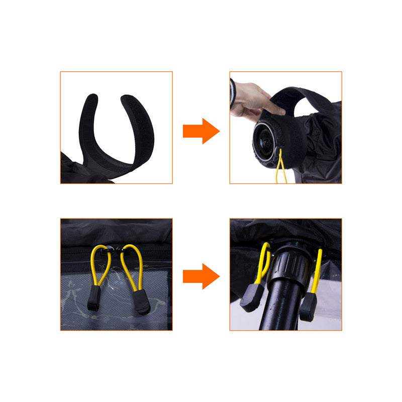 fosoto Photo Professional Digital SLR Camera Cover Waterproof Rainproof Rain Soft bag for Canon Nikon Pendax Sony DSLR Cameras