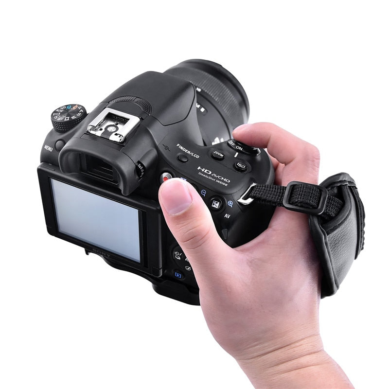 fosoto Camera Hand Wrist Grip Strap Belt for Nikon Sony Canon 5D Mark II 650D 550D 70D 60D 6D 7D Nikon D90 D600 D71 DSLR Camera