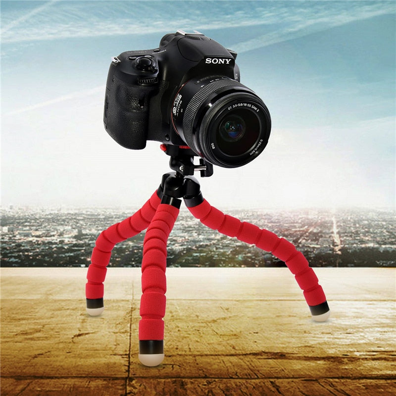 fosoto Octopus Mini Portable Flexible Mobile Mini Tripod Stand Gorillapod For iPhone 6 7 GoPro Canon Nikon Sony Camera&Ball Head