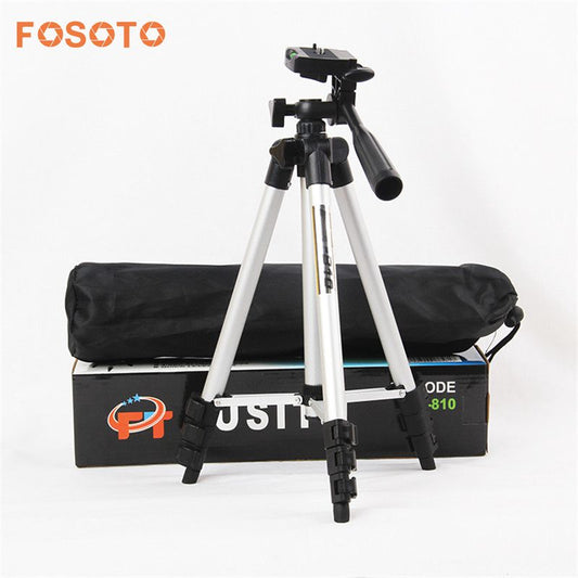 fosoto Flexible Professional Protable aluminum Digital Camera mini Tripod Stand For Canon Nikon D7100 D90 D3100 Sony DSLR iphone