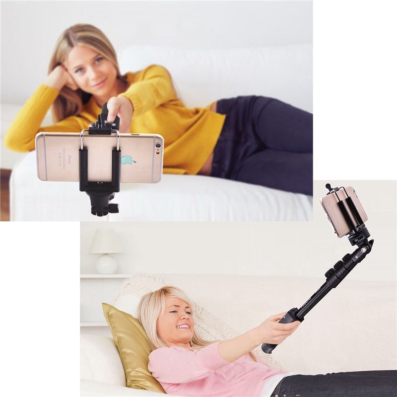 fosoto FT-777 selfie stick Bluetooth 50" vs YT-1288 Handheld Monopod with Bluetooth&Case For Tripod Gopro Dslr Camera IPhone7
