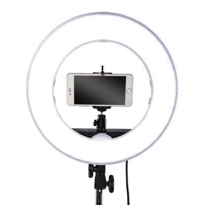 fosoto RL-12 photographic lighting 42W 5500K 180 LED Dimmable Camera Photo Studio Phone Photography Ring Light Lamp&Tripod Stand