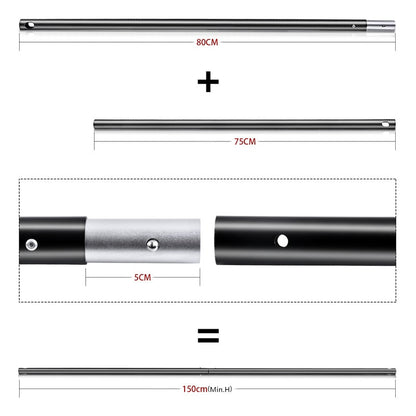 fosoto 2.6*3m Photo Studio Background Frame Folding Tripod Stand Backdrops Frames For Video Studio Photographic Accessories&Bag - FOSOTOfosoto 2.6*3m Photo Studio Background Frame Folding Tripod Stand Backdrops Frames For Video Studio Photographic Accessories&Bag