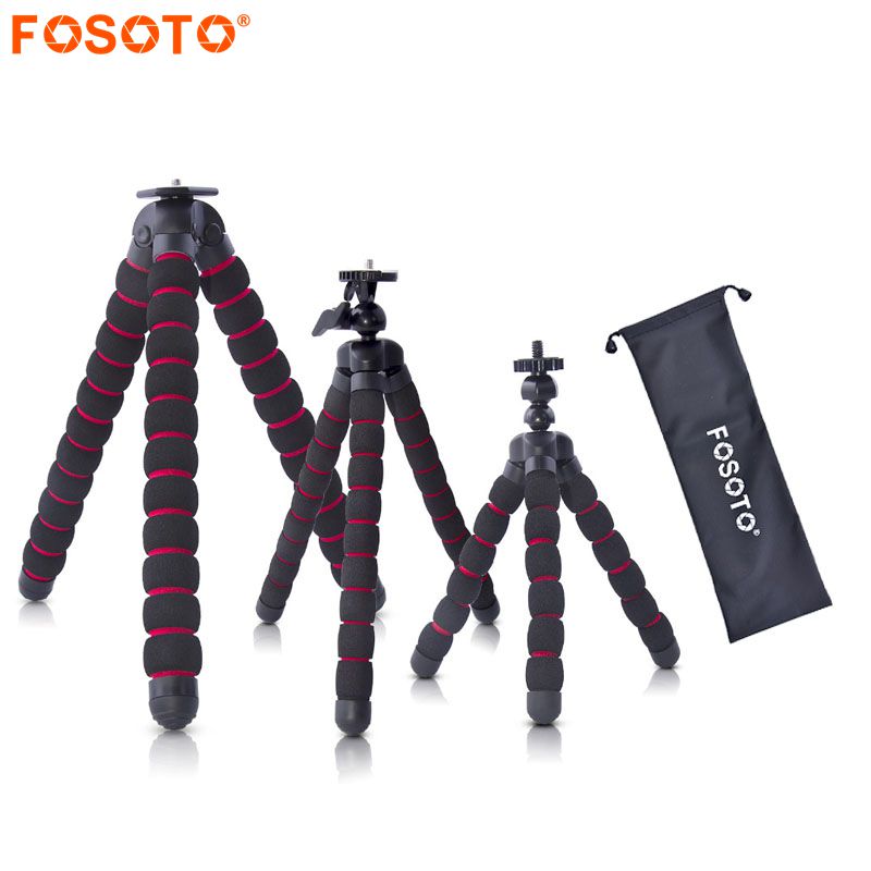 fosoto Octopus Tripods Stand Spider Flexible Mobile Mini Tripod Gorillapod For iPhone GoPro Canon Nikon Sony Camera Table Desk