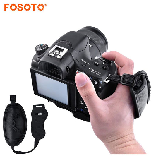fosoto Camera Hand Wrist Grip Strap Belt for Nikon Sony Canon 5D Mark II 650D 550D 70D 60D 6D 7D Nikon D90 D600 D71 DSLR Camera