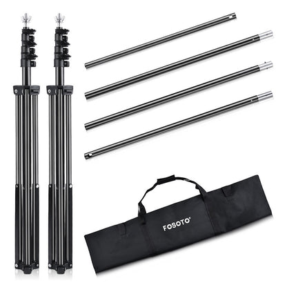 fosoto 2.6*3m Photo Studio Background Frame Folding Tripod Stand Backdrops Frames For Video Studio Photographic Accessories&Bag - FOSOTOfosoto 2.6*3m Photo Studio Background Frame Folding Tripod Stand Backdrops Frames For Video Studio Photographic Accessories&Bag