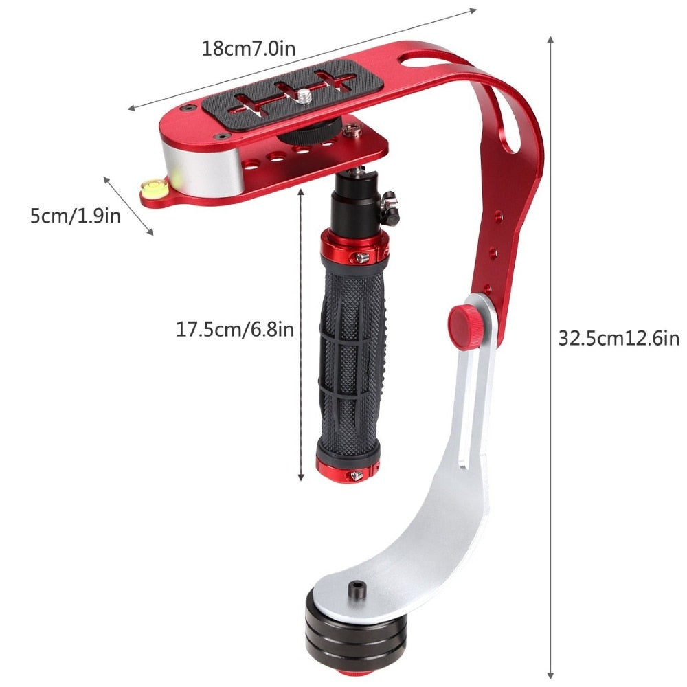 fosoto High Quality Handle video Camera Stabilizer Steady  for Canon Nikon Sony Gopro hero Digital Compact Camera DSLR