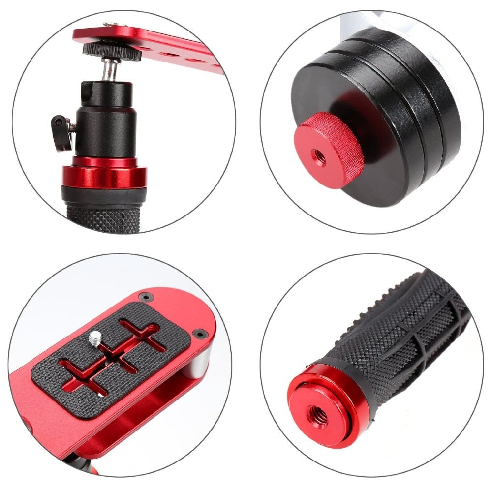 fosoto High Quality Handle video Camera Stabilizer Steady  for Canon Nikon Sony Gopro hero Digital Compact Camera DSLR