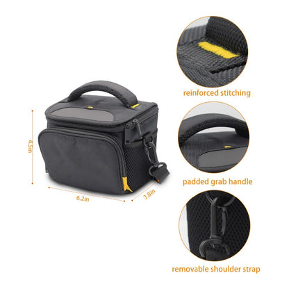 fosoto DSLR Shoulder Bags Digital Video Photo Camera Travel Case Bag with Waterproof Rain Cover for Canon Nikon SLR D3400 D3100
