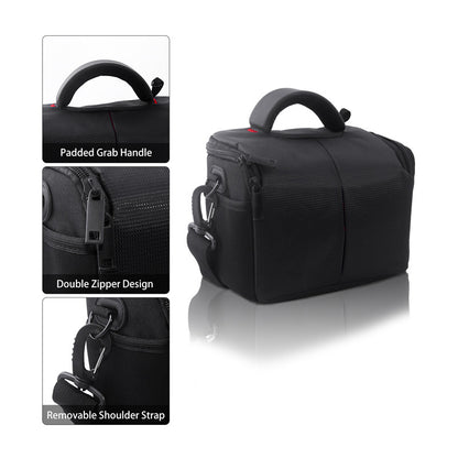 fosoto Digital DSLR Camera Bag Case Waterproof Photography Video Photo Shoulder Bags For Canon SX410 SX400 Nikon L340 L330 L840