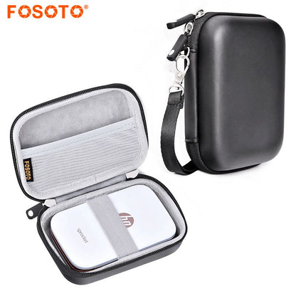 Fosoto Estuche portátil, funda de carcasa, bolsa de almacenamiento de transporte de viaje para impresora móvil Polaroid ZIP, impresora fotográfica portátil HP Sprocket