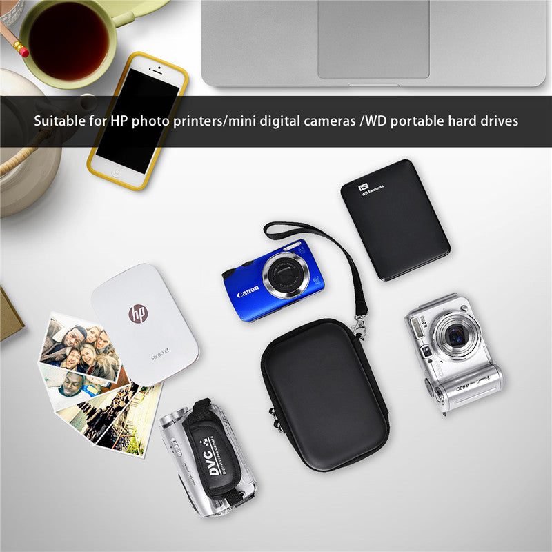 fosoto Portable Case Shell Cover Travel Carrying Storage Bag For Polaroid ZIP Mobile Printer HP Sprocket Portable Photo Printer