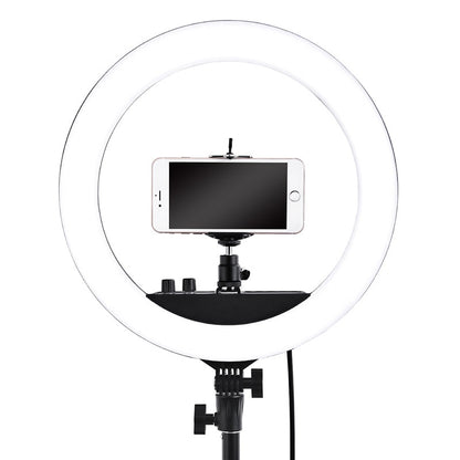 fosoto RL-12II Bi-color 3200-5500K Dimmable Photography light Studio makeup Led Ring Light Lamp For Camera Photo Studio Phone