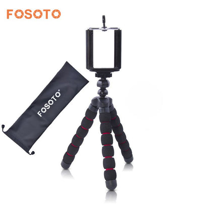 fosoto Mini Octopus Flexible Tripod Digital Camera Mobile Phone Portable Stand Gorillapod Type Monopod for Iphone X 7 8
