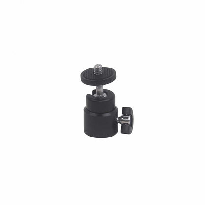 fosoto New Adapter For Camera Tripod LED Ring Light Flash Bracket Holder Mount 1/4 Hot Shoe Adapter Cradle Ball Head with Lock