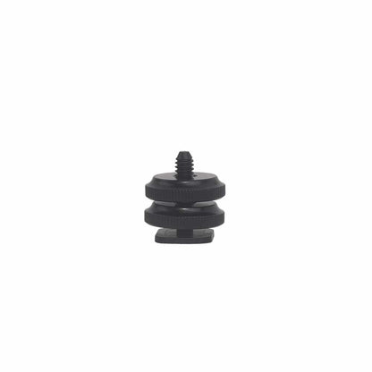 fosoto New Adapter For Camera Tripod LED Ring Light Flash Bracket Holder Mount 1/4 Hot Shoe Adapter Cradle Ball Head with Lock