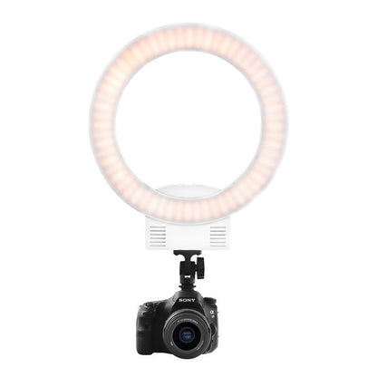 fosoto RL-12 Bi-color Photographic lighting 3 Hot Shoe 3200-5600K 240 Leds Selfie Ring Lamp For Phone Camera Video Photo Makeup