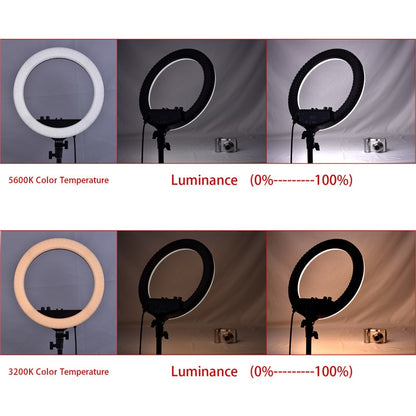 fosoto RL-12II 3200K-5500K Dimmable Photography Studio Led Ring Light Lamp Tripod Stand For Camera Photo Studio Phone Video