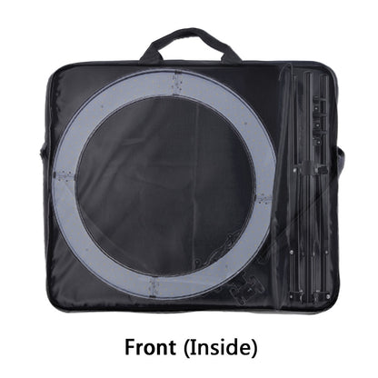 Fosoto RL-18 "Cámara de fotos/teléfono/vídeo 55W 240 Anillo de luz LED 5500K fotografía lámpara de anillo regulable con 4 colores de plástico/trípode