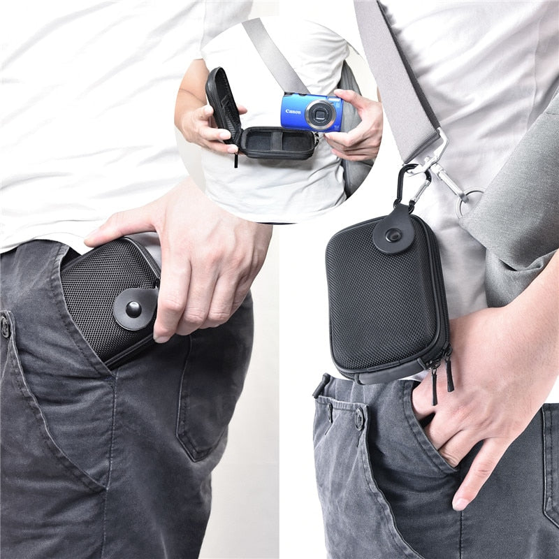 fosoto DSLR Camera Bag WeatherProof DV Bags  Hard Case for Canon Powershot SX730 SX740 SX710 SX700 HS G7X G9X Mark II 2 SX150